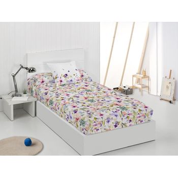 Edredón Ajustable 2 Piezas Cama 90 cm TEX HOME Juvenil Azul