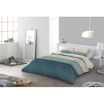 Juego De Sábanas Tres Piezas Coralina Geomy Cama 180 Cm Lila con Ofertas en  Carrefour