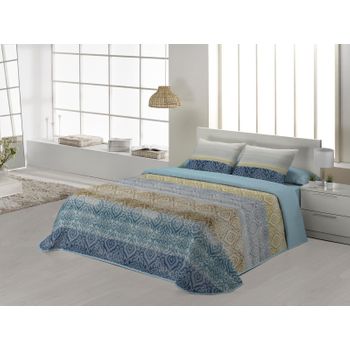 EDREDON NORDICO ESTAMPADO TEXTURA VELVET 104870 CAMA 135