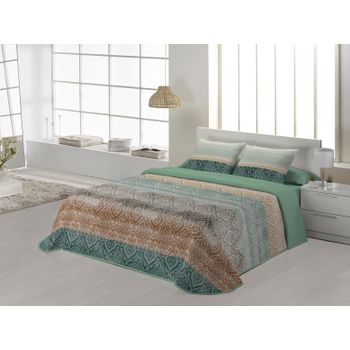 Colcha Bouti Modelo Bakar Cama De 105 Cm.