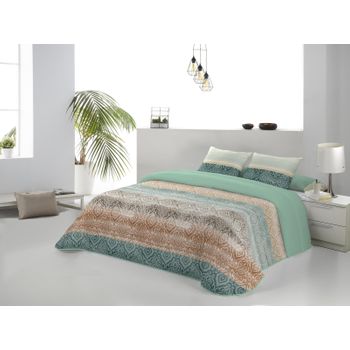 Acomoda Textil – Edredón Nórdico De Sedalina Con Borreguito 240x250cm.  Edredón Sherpa Estampado Para Cama De 135 Y 150, Manta Cama Matrimonio Y  Sofá De Invierno, Cálida Y Suave. (flor) con Ofertas