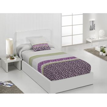 Edredon Ajustable Modelo Lena Cama De 90 Cms.