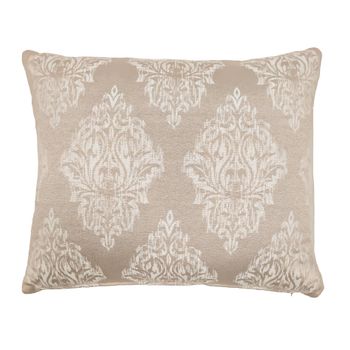 Funda De Cojín Tejido Jacquard Idalia Beige 50 X 60 Cm