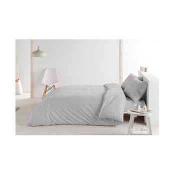 Funda Nórdica Reversible Navia Gris Microfibra Gris 240x220 Cama De 150 con  Ofertas en Carrefour