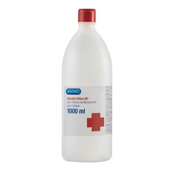 Antiséptico Alcohol Etílico 96º , 1000 Ml, Alvita