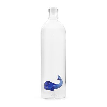 Balvi botella whale botella para agua figura fijada en el interior 