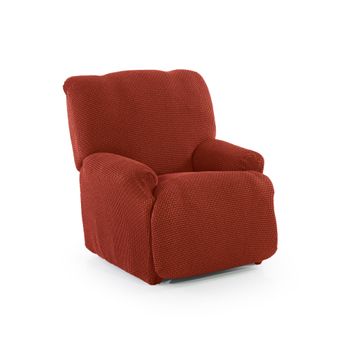 Funda De Tejido Súper Elástico Para Sillón Relax Niagara 1 Plaza 70 - 100 Cm Color Caldera