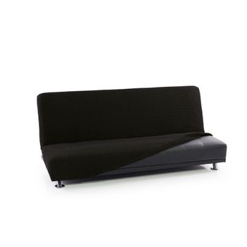 Funda De Tejido Súper Elástico Para Sofá Clic Clak Niagara 3 Plazas 160 - 200 Cm Color Negro