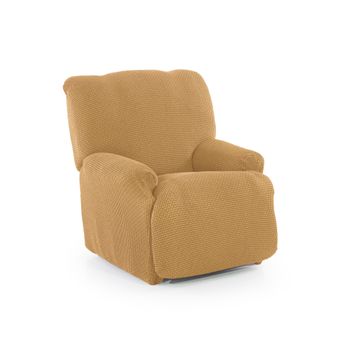 Funda De Tejido Súper Elástico Para Sillón Relax Niagara 1 Plaza 70 - 100 Cm Color Amarillo