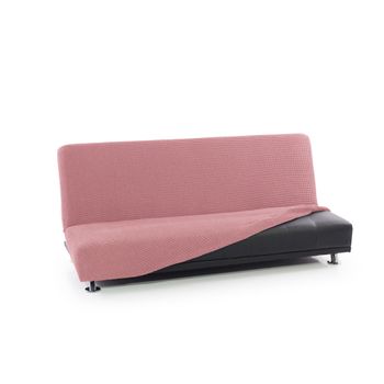 Funda De Tejido Súper Elástico Para Sofá Clic Clak Niagara 1 Plaza 50 - 80 Cm Color Rosa Pastel