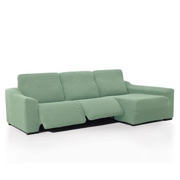 Funda De Sofá Chaise Longue Súper Elástica Niagara Relax Derecha Relax 2 Pies Color Turquesa