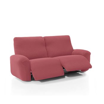 Funda De Tejido Súper Elástico Para Sillón Relax Pies Juntos Niagara 2 Plazas Con 2 Reposapies 160 - 210 Cm Color Fuxia Claro