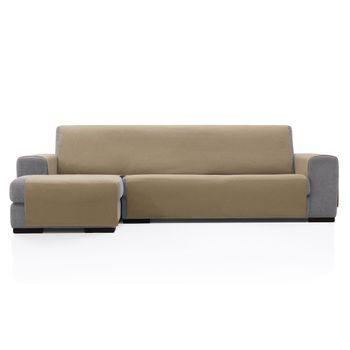 Protector Cubresofa Sofa Chaise Longue Izquierda Dover 240 Cm Tacto Algodón.color Beig