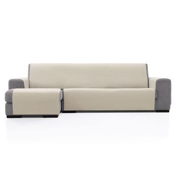 Protector Cubresofa Sofa Chaise Longue Izquierda Dover 240 Cm Tacto Algodón.color Natural