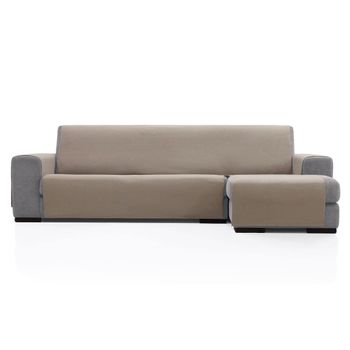 Protector Cubresofa Sofa Chaise Longue Derecha Dover 240 Cm Tacto Algodón.color Lino