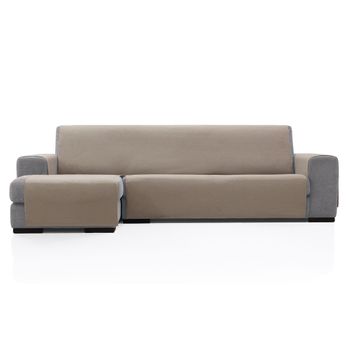 Protector Cubresofa Sofa Chaise Longue Izquierda Dover 280 Cm Tacto Algodón.color Lino