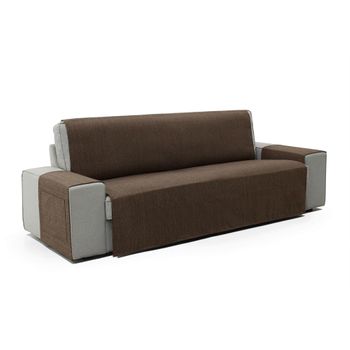 Protector Funda Sofa Cubresofa Doha Jacquard Tacto Algodón.color Ante. 4 Plazas