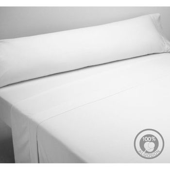 Sábana Encimera Hosteline Iris Blanco Cama De 135