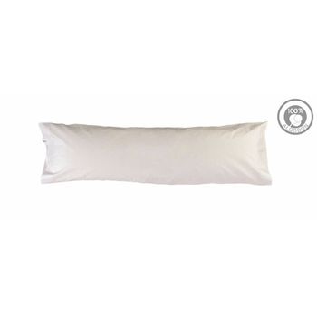 Funda De Almohada Hosteline Iris Blanco Cama De 90 144 Hilos 90 Cm