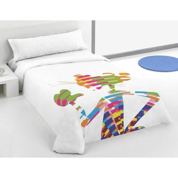 Juego De Funda Nórdica Hosteline Pop Pp Multicolor Cama De 90 2 Piezas