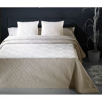 Colcha Hosteline Tambreconfo Beige Cama De 90 Cama De 105 (1 Pieza)