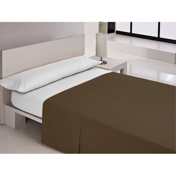 Sábana Encimera Happy Home Mix Colors Marrón Cama De 200