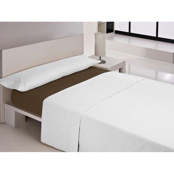 Sábana Bajera Ajustable Happy Home Mix Colors Marrón Cama De 105