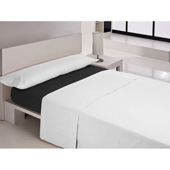 Sábana Bajera Ajustable Happy Home Mix Colors Negro Cama De 160