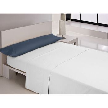 Funda De Almohada Happy Home Mix Colors Azul Marino Cama De 150/160 144 Hilos 45 X 80 Cm (2 Unidades)