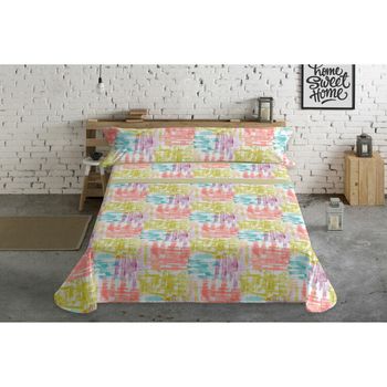 Juego De Sábanas Pierre Cardin Colors Multicolor Cama De 90 3 Piezas