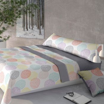 Juego De Sábanas Invierno Ademia Gris Coralina 100% Poliéster Para Cama De  150 Cm con Ofertas en Carrefour