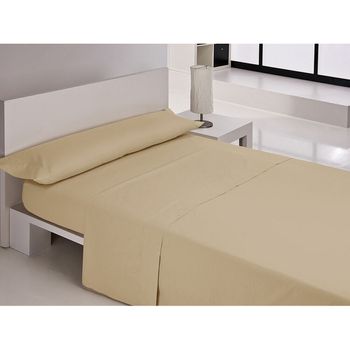 Juego De Sábanas Carla Rubini Denver Beige Cama De 105