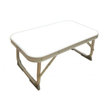 Ecd germany Mesa Camping Plegable Aluminio 90x51.5 cm Plateado