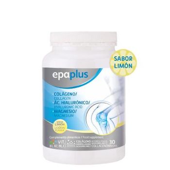 Colágeno Con Magnesio + Hialurónico Sabor Limón Epaplus, 332 G