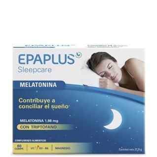 Melatonina 1,98 Mg Con Triptófano Epaplus 60 Comprimidos