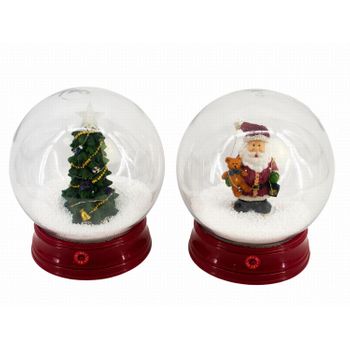 Bola de Nieve Mickey & Pluto Navidad Disney Traditions