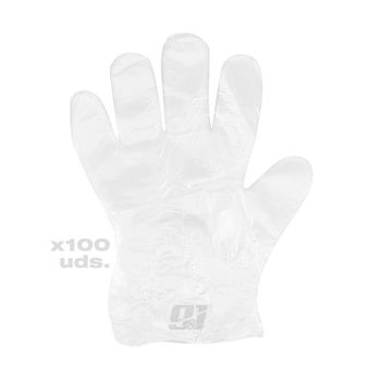 9&1 Pack X100 Guantes Desechables Talla L Transparentes Gerimport