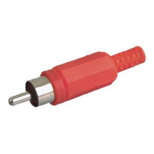 Outlet Macho Coaxial Rca Electro Dh Color Rojo 10.588/r 8430552010868