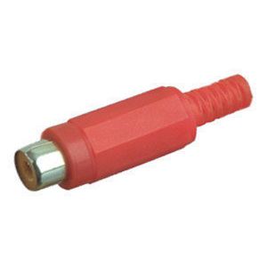 Outlet Conector Rca Coaxial Hembra Electro Dh Color Rojo 10.589/r 8430552010905