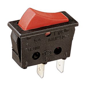 Outlet Interruptor Unipolar 11.400.il/nr Luminoso Faston On-off Electro Dh Color Negro Y Rojo 8430552016402