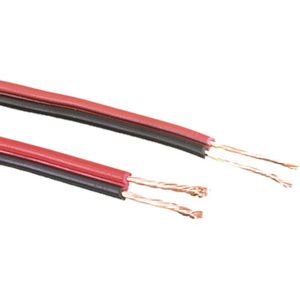 Pack De 100 Mts Cable Audio Paralelo Rojo / Negro 2 × 0'75 Mm² Electro Dh 49.062/0.75 8430552032068