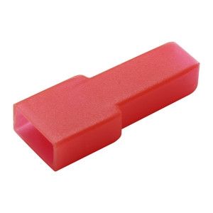 Pack De 100 Uds Funda Terminal Poliamida Faston 6.35 Mm Electro Dh Color Rojo 10.906/6/r 8430552067848