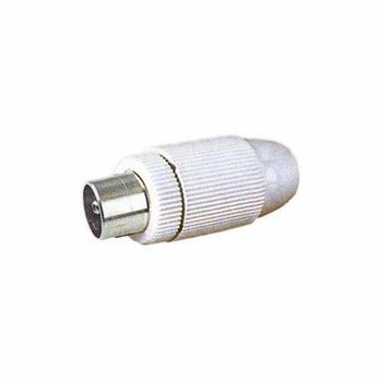 Conector Antena Mach-recto Blanco 10535