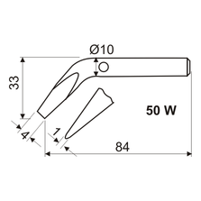 Punta De Soldador Eléctrico De 50 W Electro Dh 03.041/50/pn 8430552097968