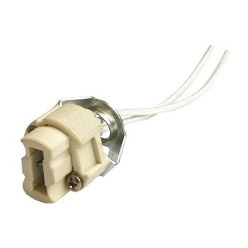 Outlet Portalámparas Halógeno Bi-pin G9 Sin Soporte 250 V Con Cable Fibra De Vidrio De 15 Cm Electro Dh. 12.073/ss 8430552121212