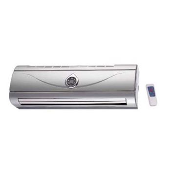 Calefactor De Pared Split Color Gris Con Mando A Distancia 1000 / 2000w