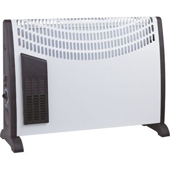 Convector Con Turbo De Color Blanco Montaje A Suelo 3 Potencias 750 / 1250 / 2000w