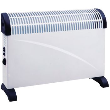 Convector De Color Blanco Montaje A Suelo 3 Potencias 750 / 1000 / 2000w