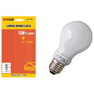 Mercatools Lampara Ahorro Energia ''clasica'' 12w-e27