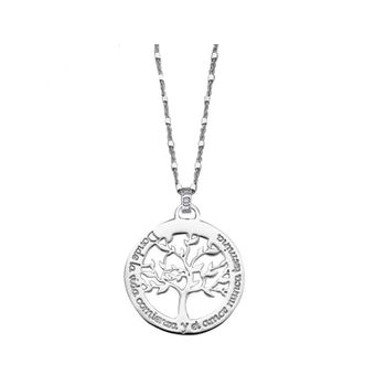 Collar Lotus Silver Plata Mujer Lp1641-1/1